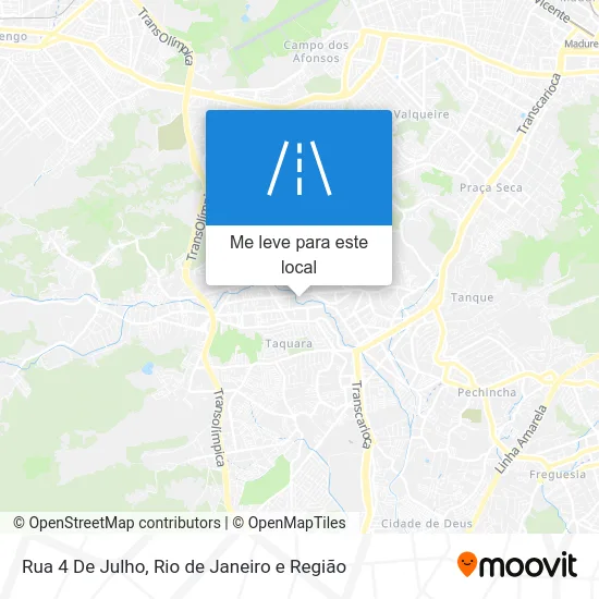 Rua 4 De Julho mapa