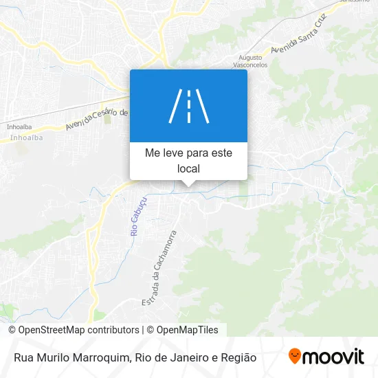 Rua Murilo Marroquim mapa