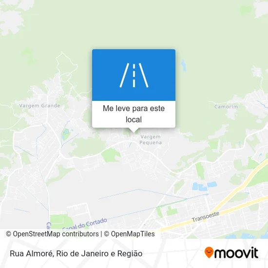 Rua Almoré mapa