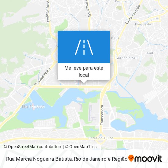 Rua Márcia Nogueira Batista mapa