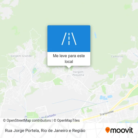 Rua Jorge Portela mapa