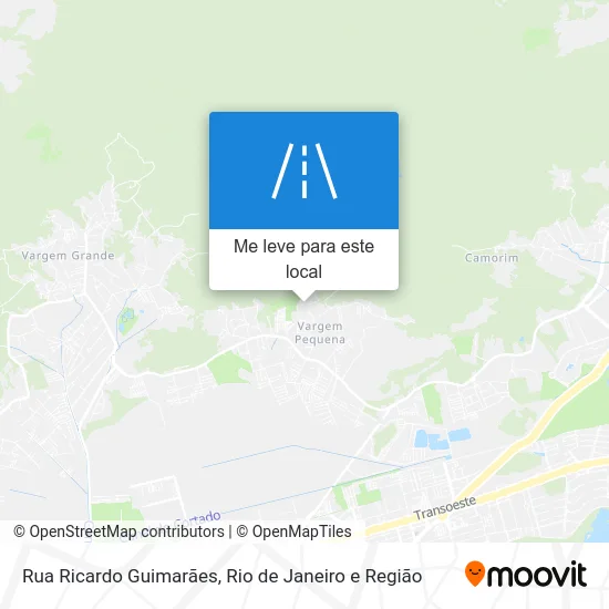 Rua Ricardo Guimarães mapa