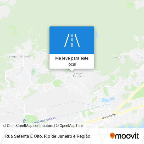 Rua Setenta E Oito mapa