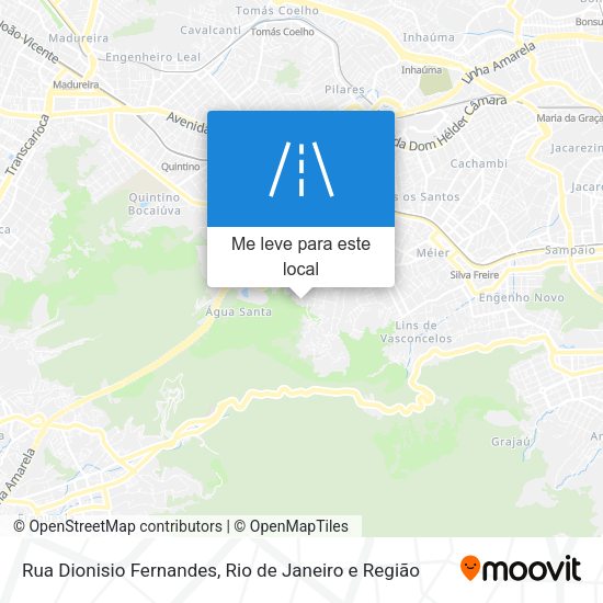Rua Dionisio Fernandes mapa