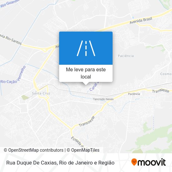 Rua Duque De Caxias mapa