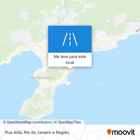 Rua Alila mapa