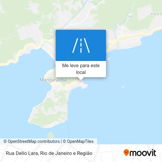 Rua Delio Lara mapa