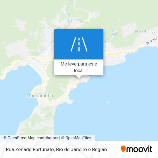 Rua Zenade Fortunato mapa