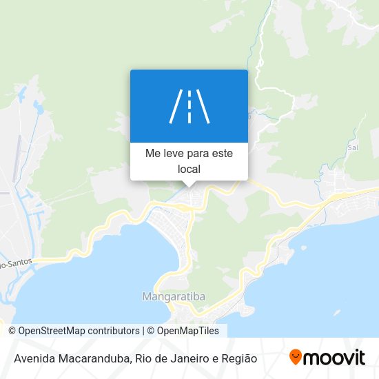 Avenida Macaranduba mapa