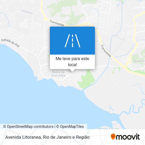 Avenida Litoranea mapa