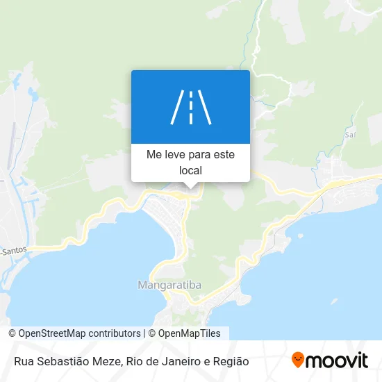 Rua Sebastião Meze mapa