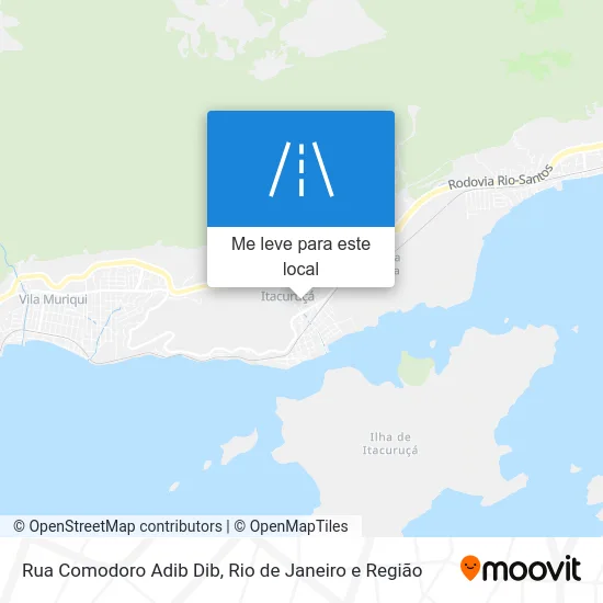 Rua Comodoro Adib Dib mapa