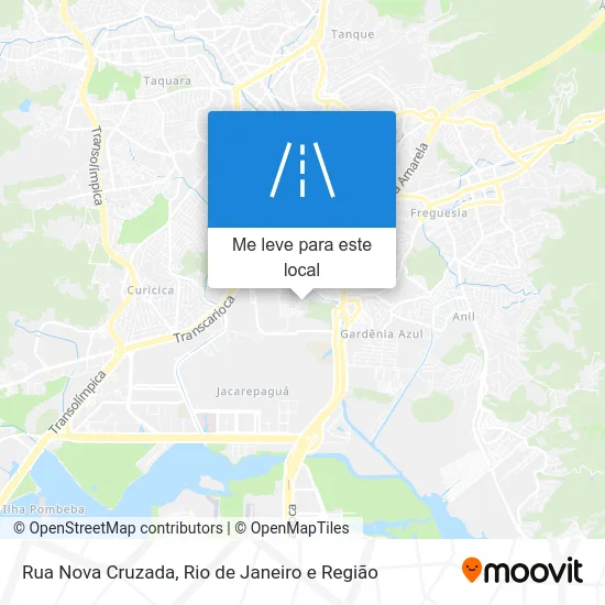 Rua Nova Cruzada mapa