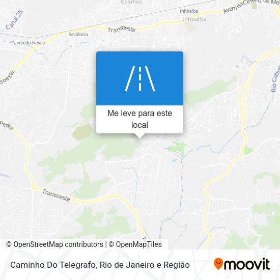 Caminho Do Telegrafo mapa