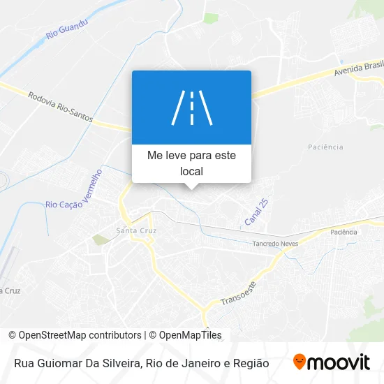 Rua Guiomar Da Silveira mapa