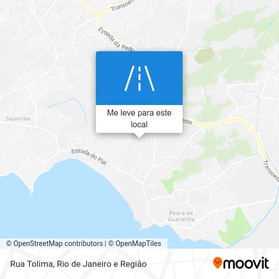 Rua Tolima mapa