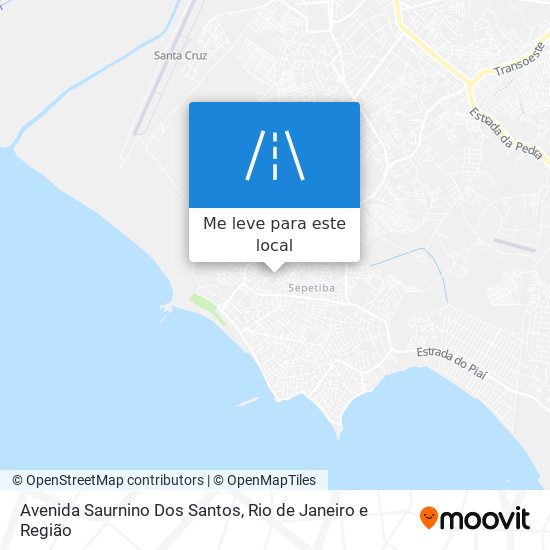 Avenida Saurnino Dos Santos mapa