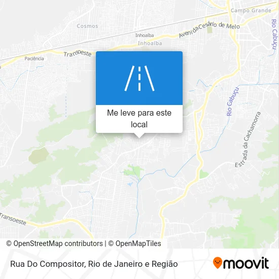 Rua Do Compositor mapa