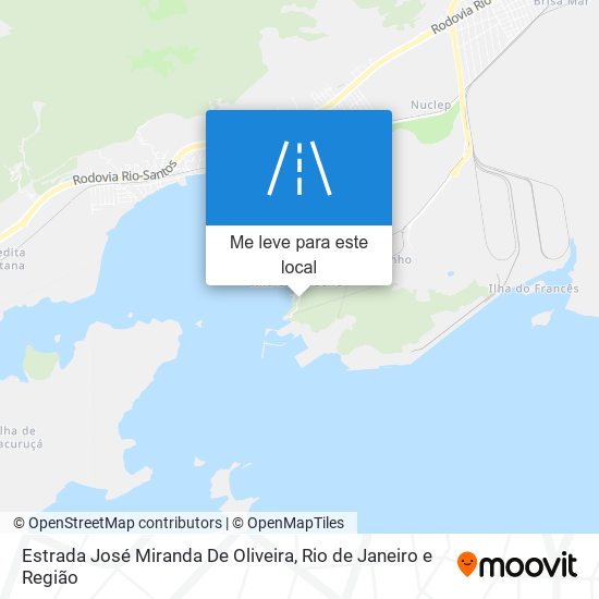 Estrada José Miranda De Oliveira mapa