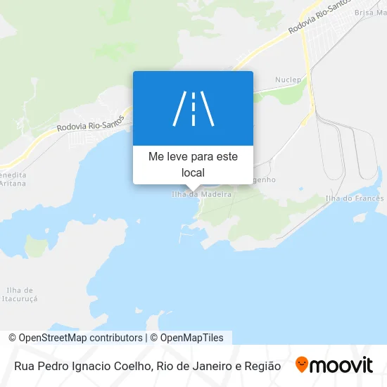 Rua Pedro Ignacio Coelho mapa