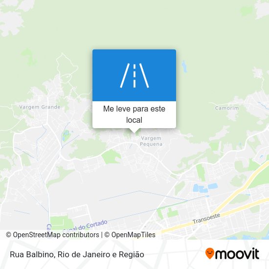 Rua Balbino mapa