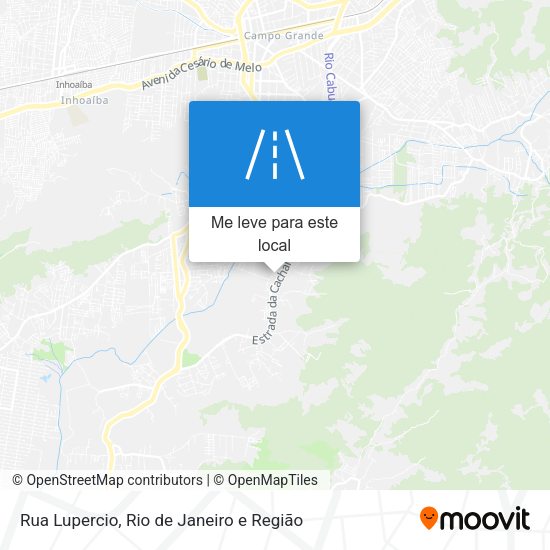 Rua Lupercio mapa