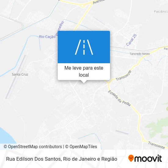 Rua Edilson Dos Santos mapa