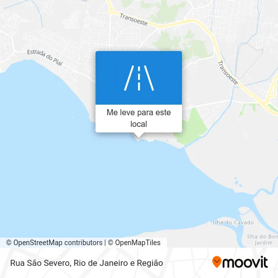 Rua São Severo mapa