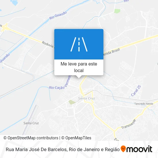 Rua Maria José De Barcelos mapa