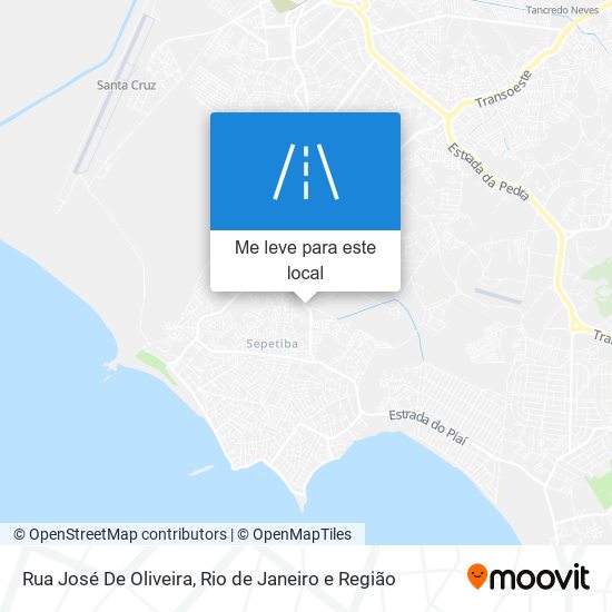 Rua José De Oliveira mapa