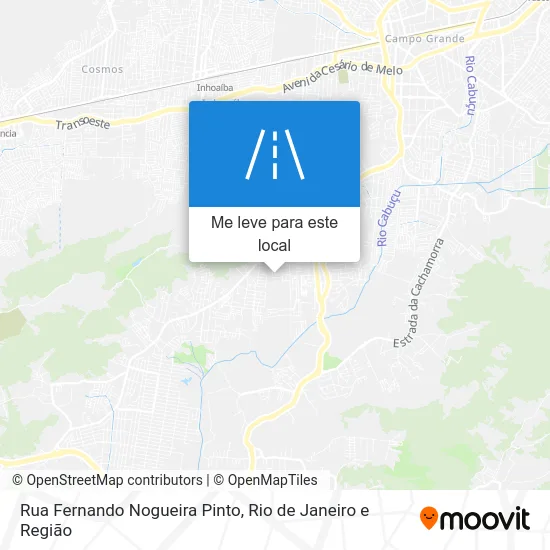 Rua Fernando Nogueira Pinto mapa