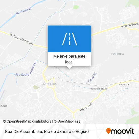 Rua Da Assembleia mapa