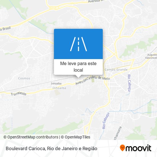 Boulevard Carioca mapa