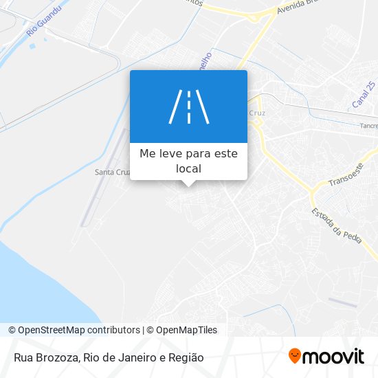 Rua Brozoza mapa