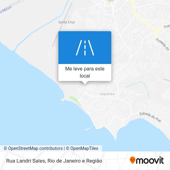 Rua Landri Sales mapa