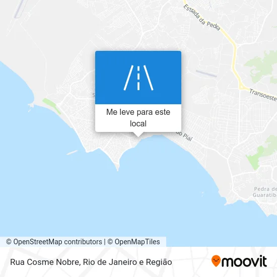 Rua Cosme Nobre mapa