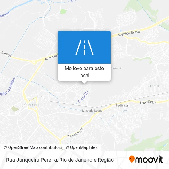 Rua Junqueira Pereira mapa