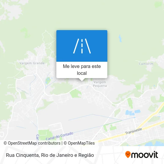 Rua Cinquenta mapa