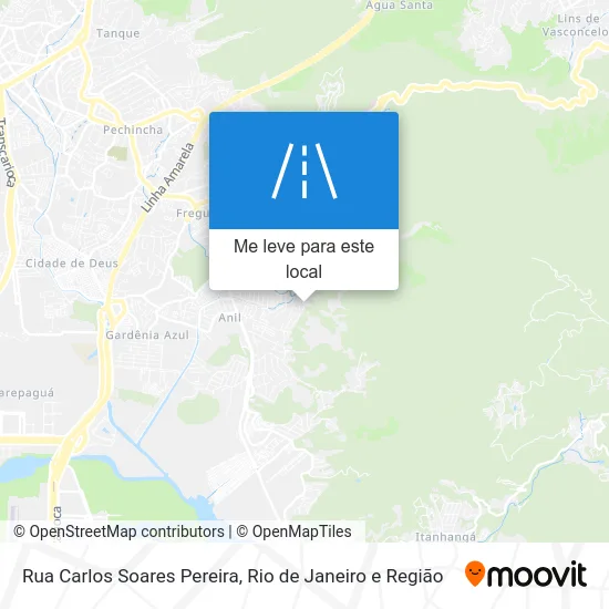 Rua Carlos Soares Pereira mapa