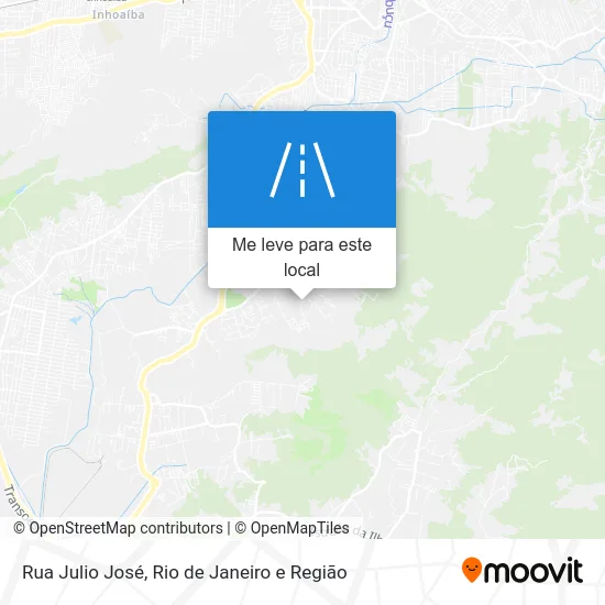 Rua Julio José mapa