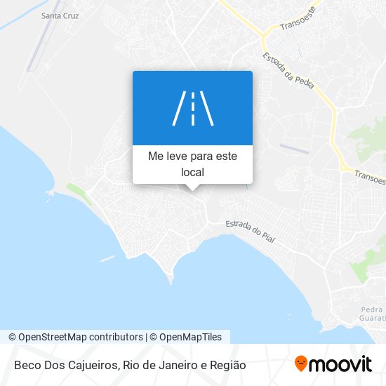 Beco Dos Cajueiros mapa