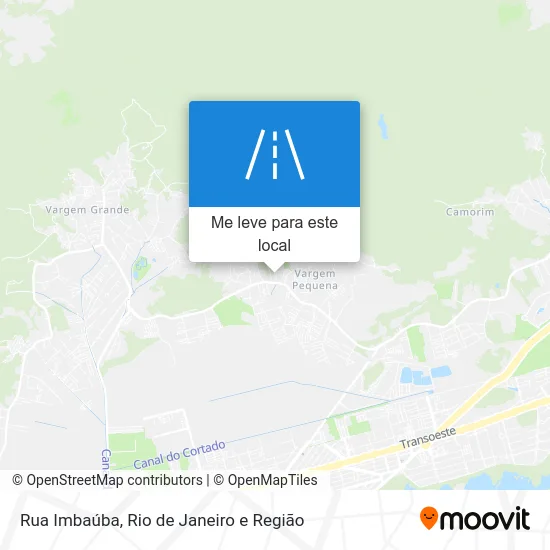 Rua Imbaúba mapa
