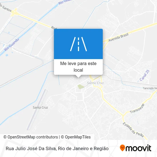 Rua Julio José Da Silva mapa