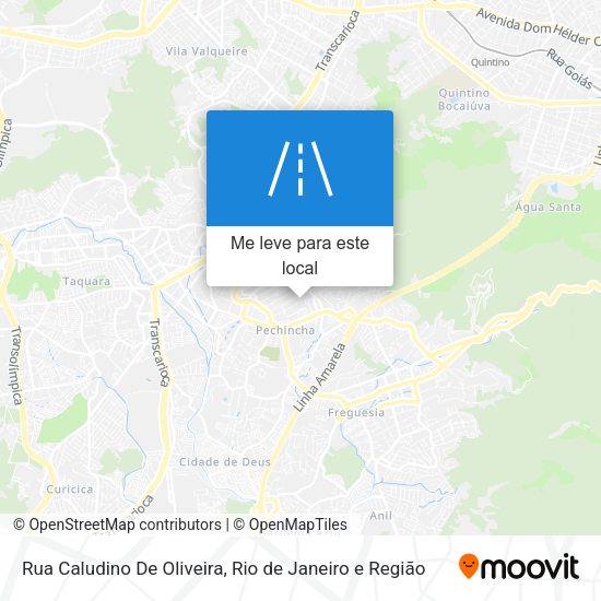 Rua Caludino De Oliveira mapa