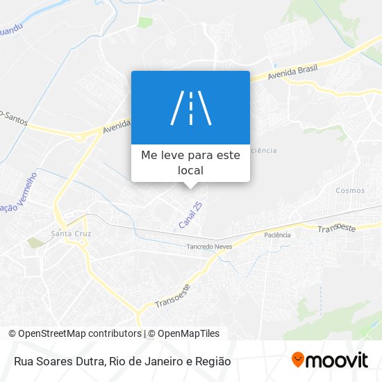 Rua Soares Dutra mapa