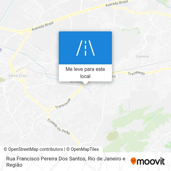 Rua Francisco Pereira Dos Santos mapa
