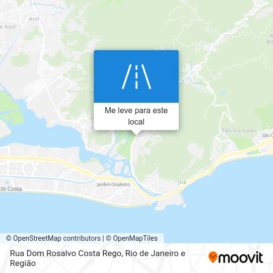 Rua Dom Rosalvo Costa Rego mapa