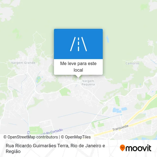 Rua Ricardo Guimarães Terra mapa