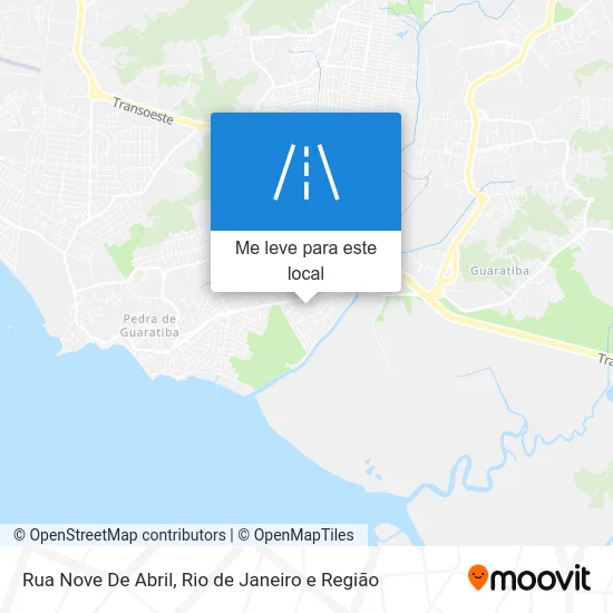 Rua Nove De Abril mapa
