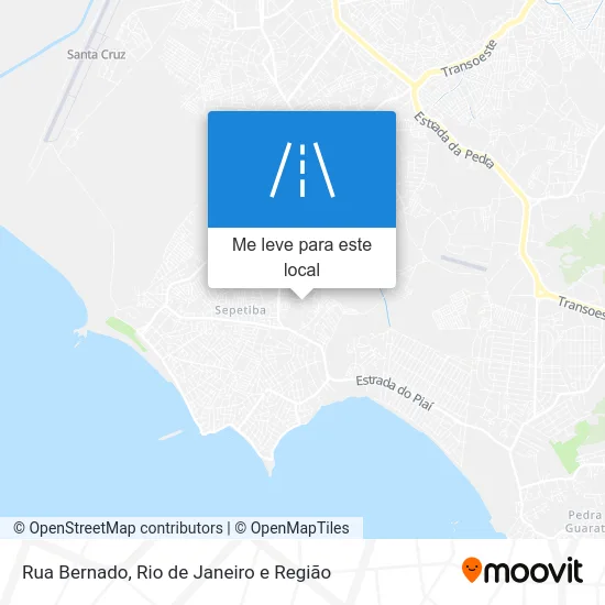 Rua Bernado mapa